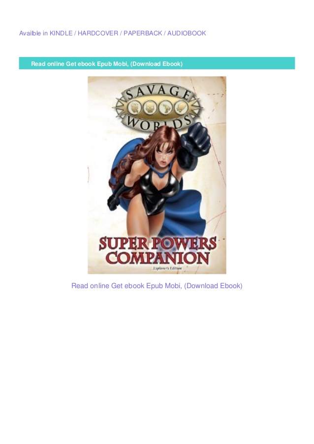 savage worlds superpowers companion pdf